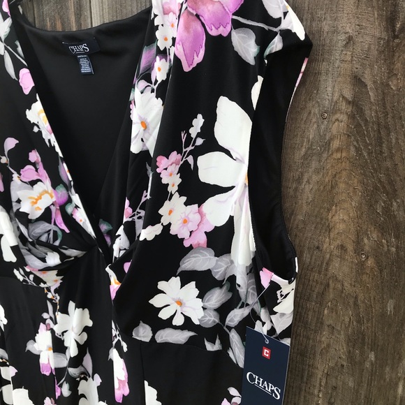 SOLD Chaps Floral Dress - Picture 5 of 7